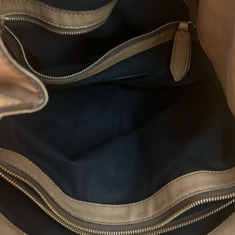 Burberry
Burberry Beige House Check Canvas and
Leather Pleated Studded Hobo - Picture 5 of 8
